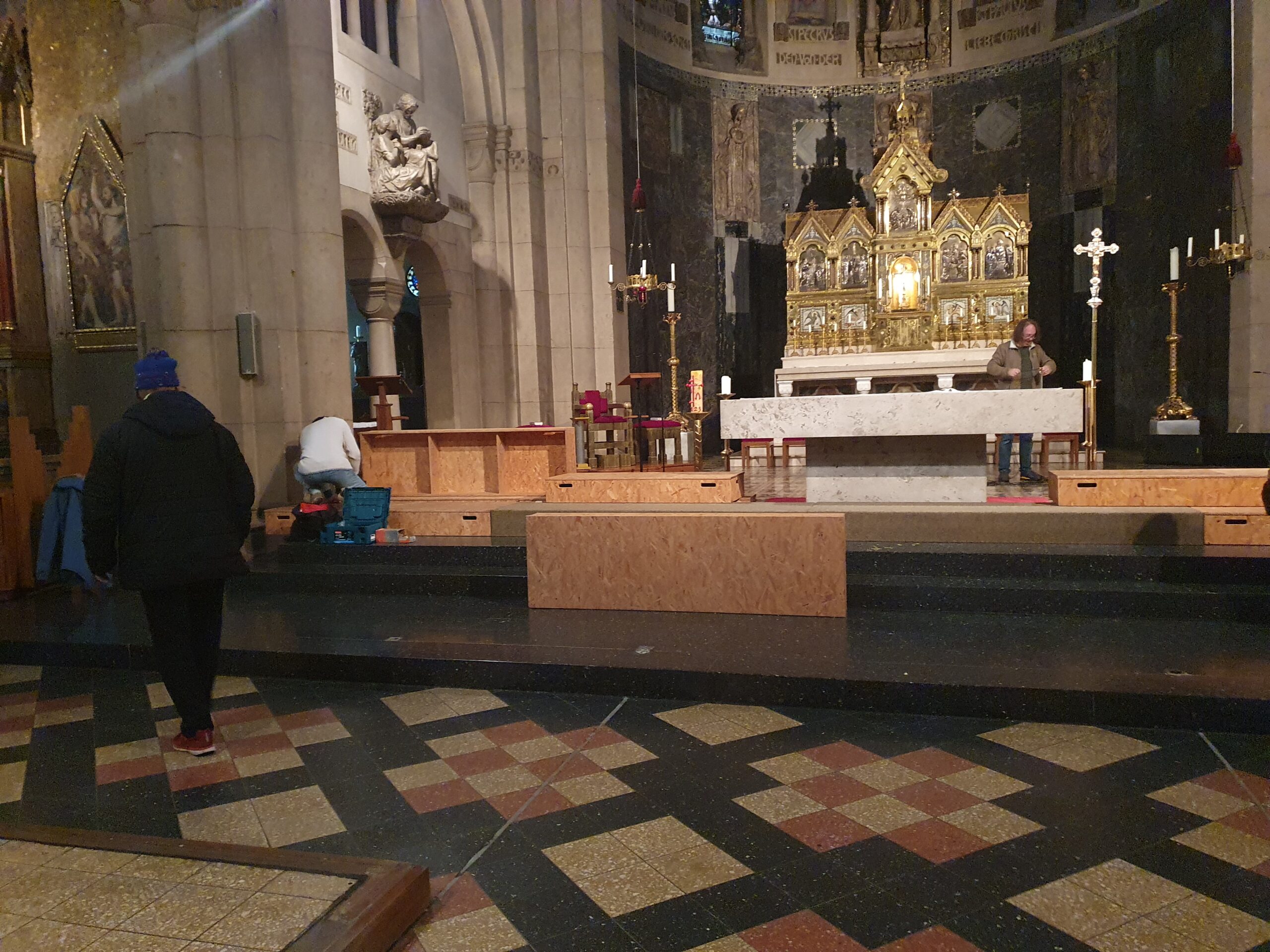 Es gibt einiges zu tun, für so ein Konzert