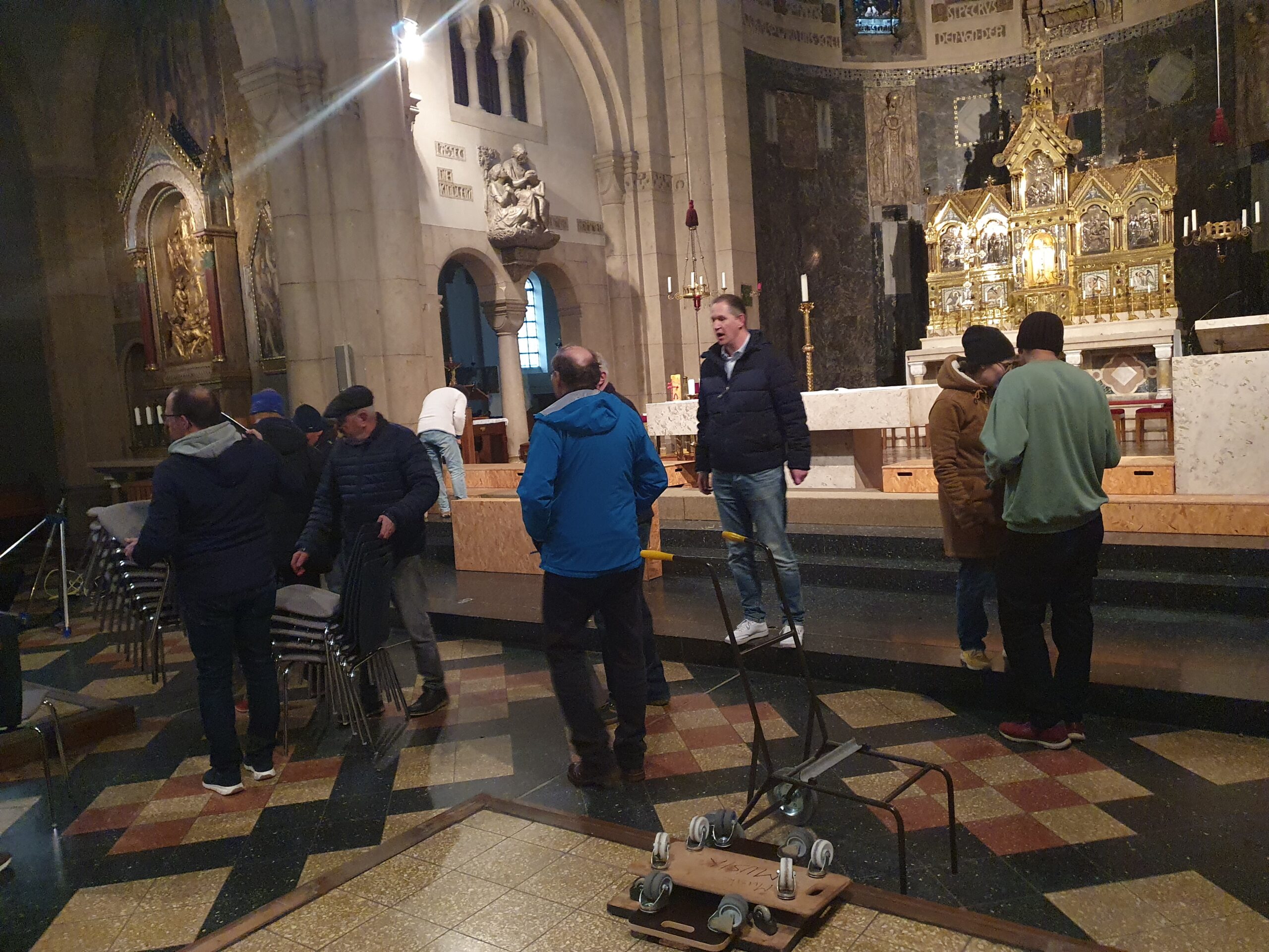 Es gibt einiges zu tun, für so ein Konzert