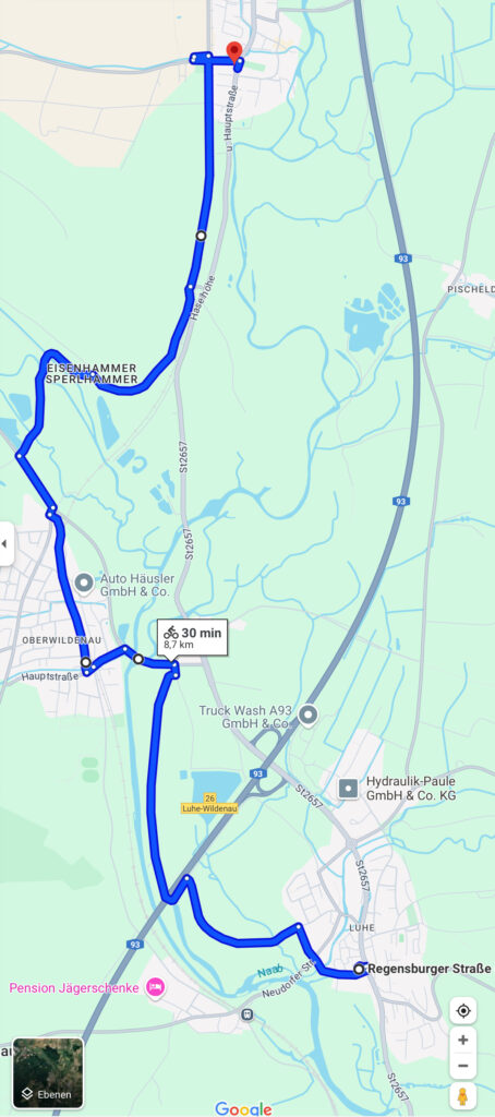3. Etappe: Luhe - Rothenstadt