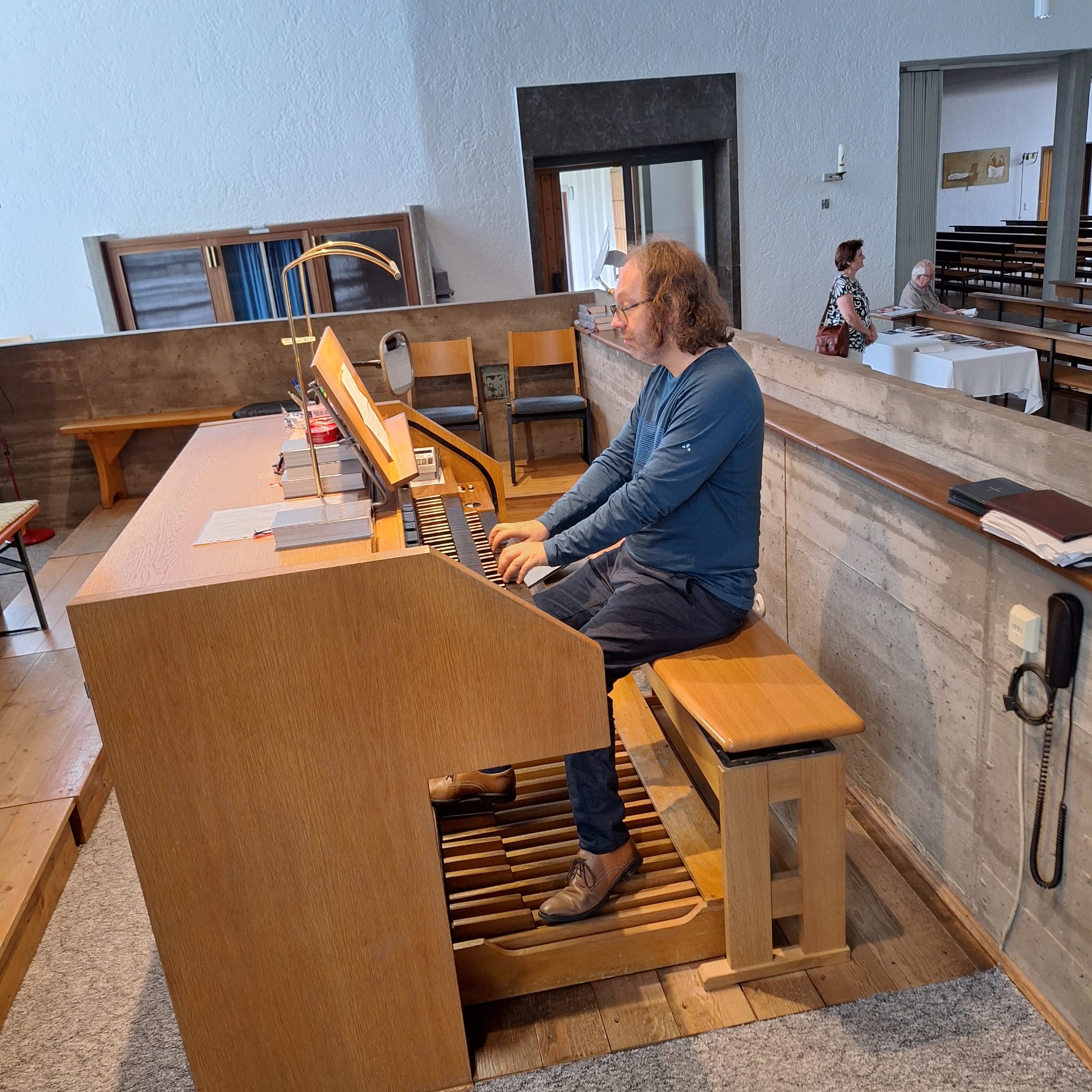 Pedale und Pfeifen 2025 Stefan Schultes an der Klais Orgel in Pirk