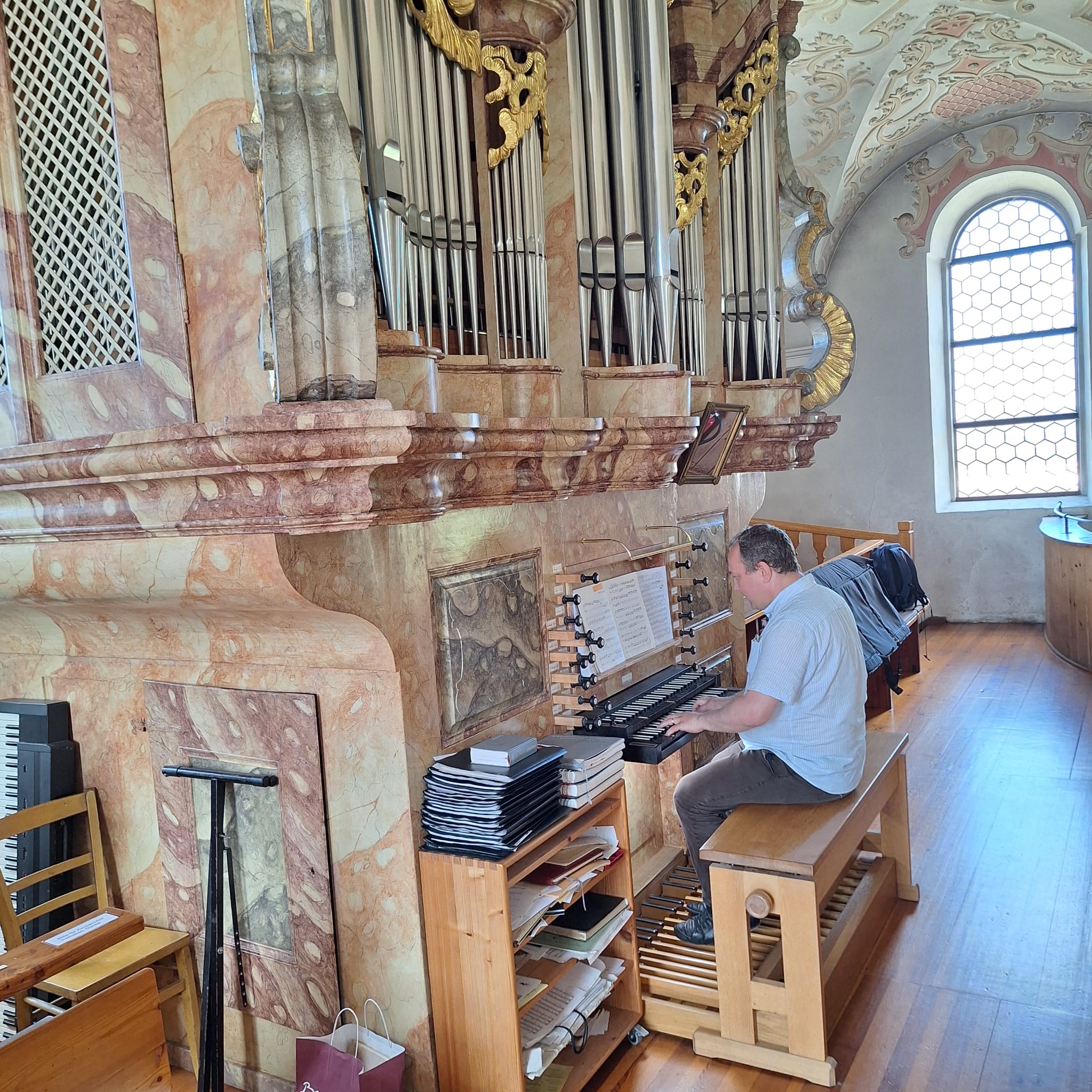 Pedale und Pfeifen 2025 Piotr Pajak an der Jann Orgel in Luhe